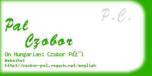 pal czobor business card